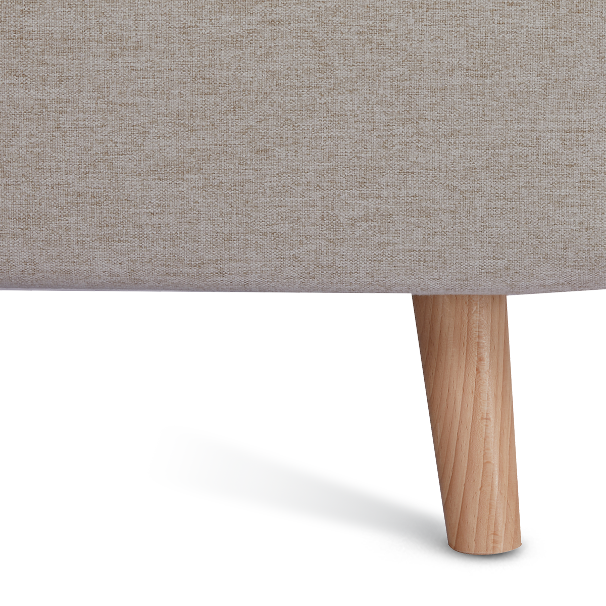 ARMCHAIR-BED 'HAPINESS' ΙΝ LINEN BEIGE COLOUR
