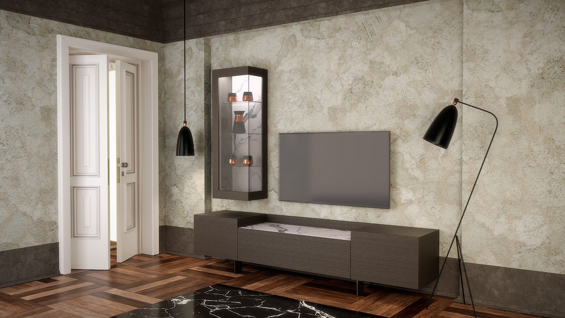 THE CREM TV STAND