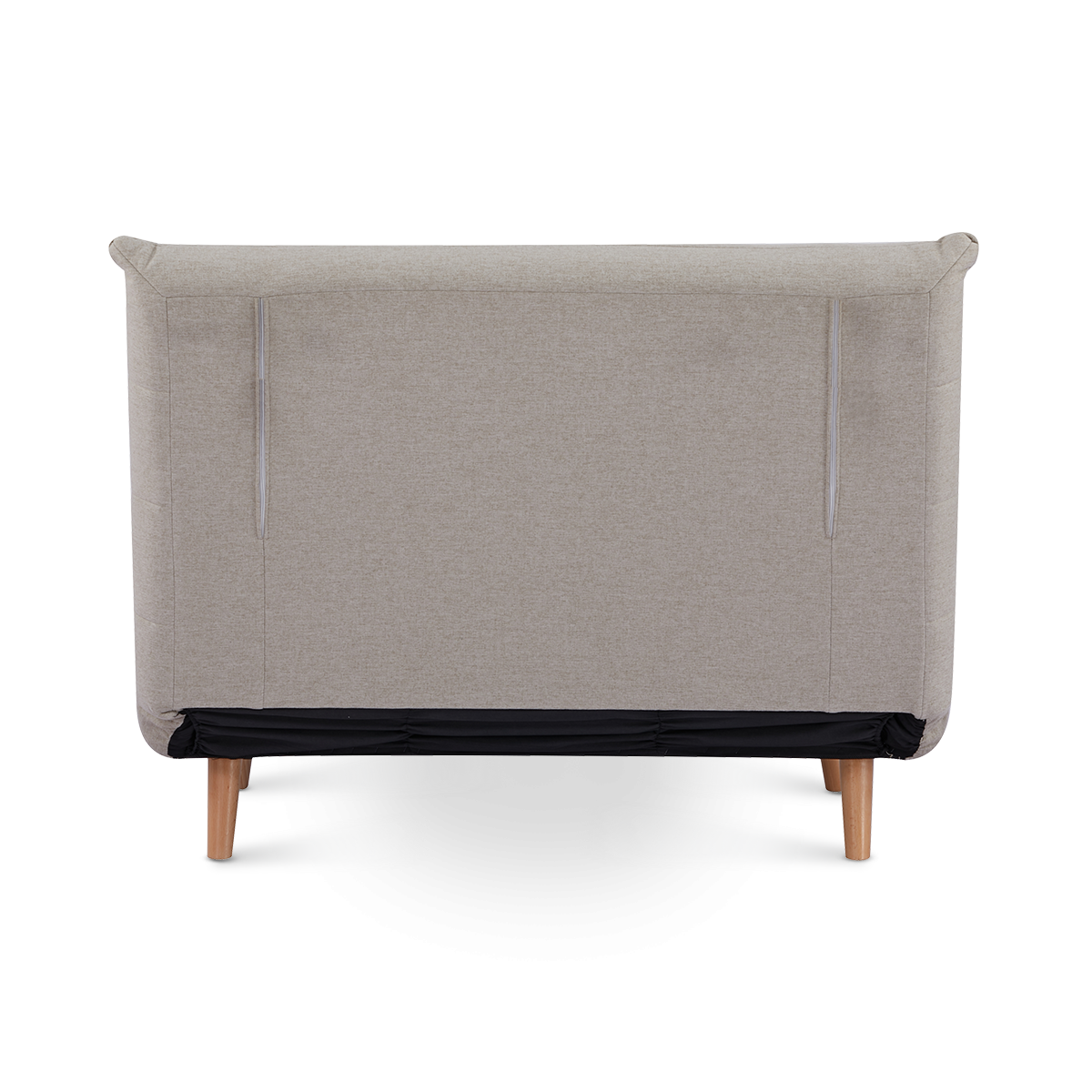 ARMCHAIR-BED 'HAPINESS' ΙΝ LINEN BEIGE COLOUR