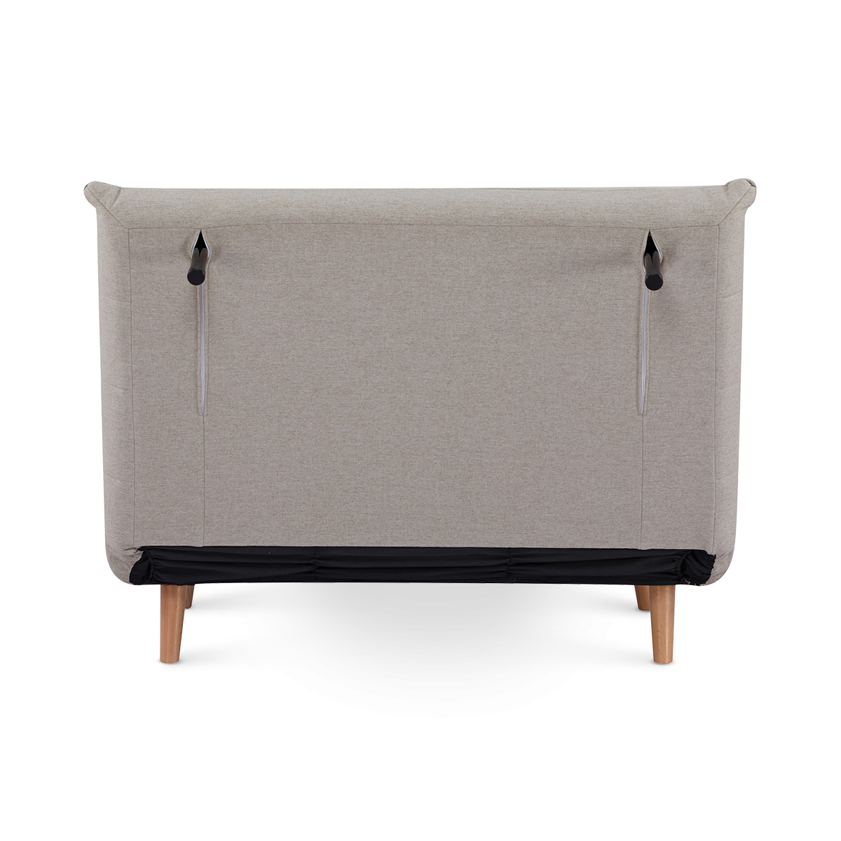 ARMCHAIR-BED 'HAPINESS' ΙΝ LINEN BEIGE COLOUR