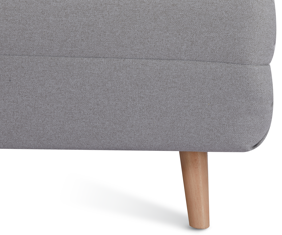 ARMCHAIR-BED 'HAPINESS' ΙΝ LINEN BEIGE-GREY COLOUR